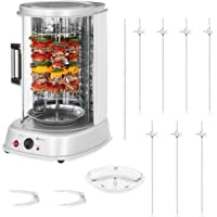 Royal Catering Asador Vertical Giratorio Grill RCGV-1800-1 (3-in-1- 1.800 W- Temperatura hasta 160 °C- Temporizador 60…